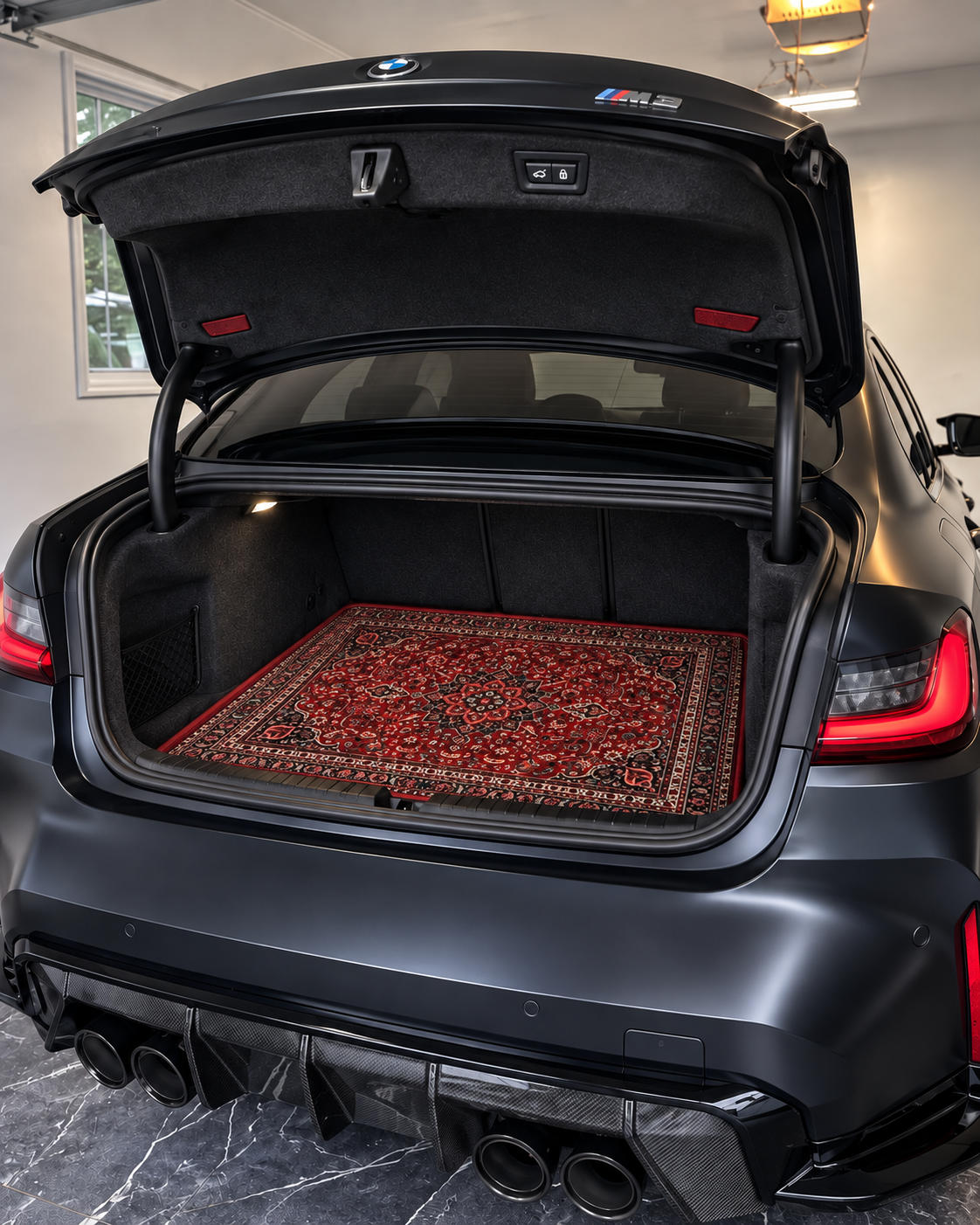 Trunk Mats-Red