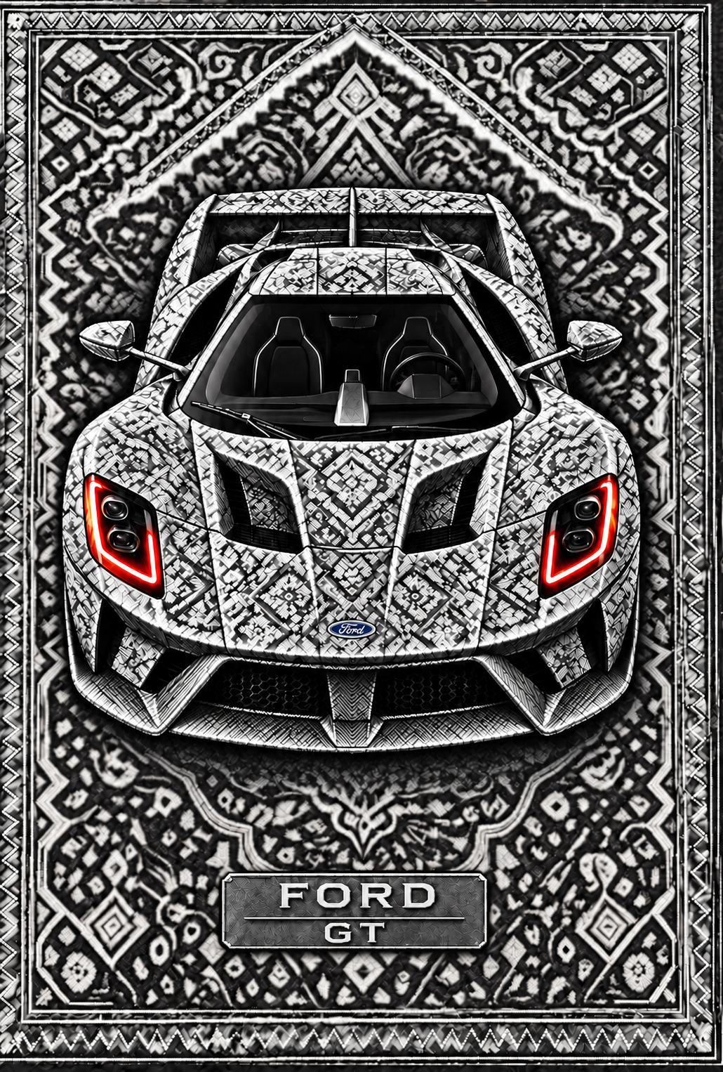 Ford GT Rug