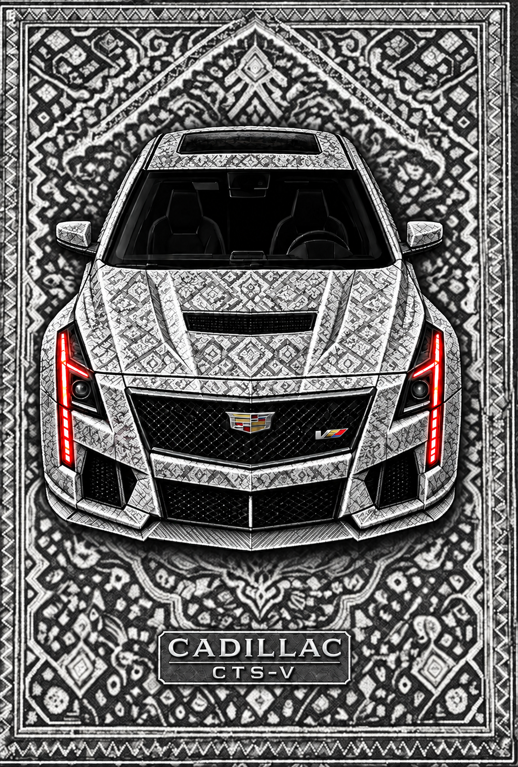 Cadillac CTS-V Premium Printed Rug