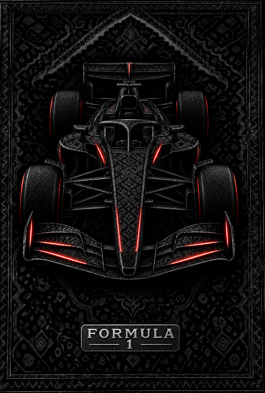 Formula 1 printed rug