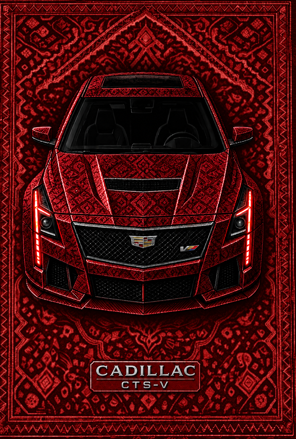 Cadillac CTS-V Premium Printed Rug
