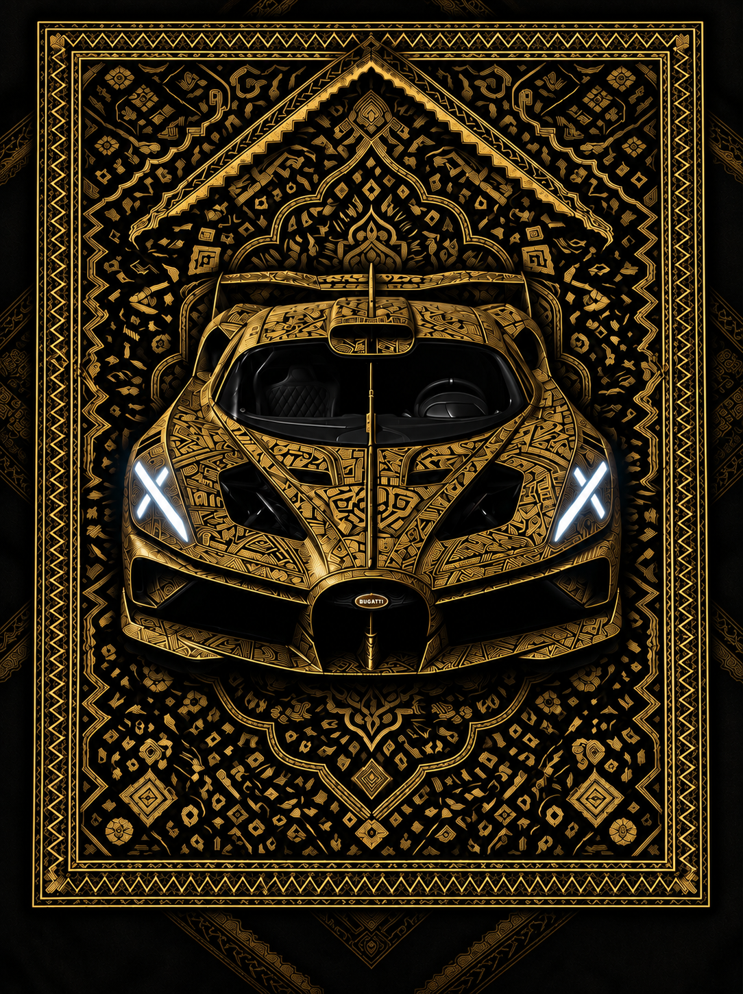 Bugatti Bolide Premium Printed Rug