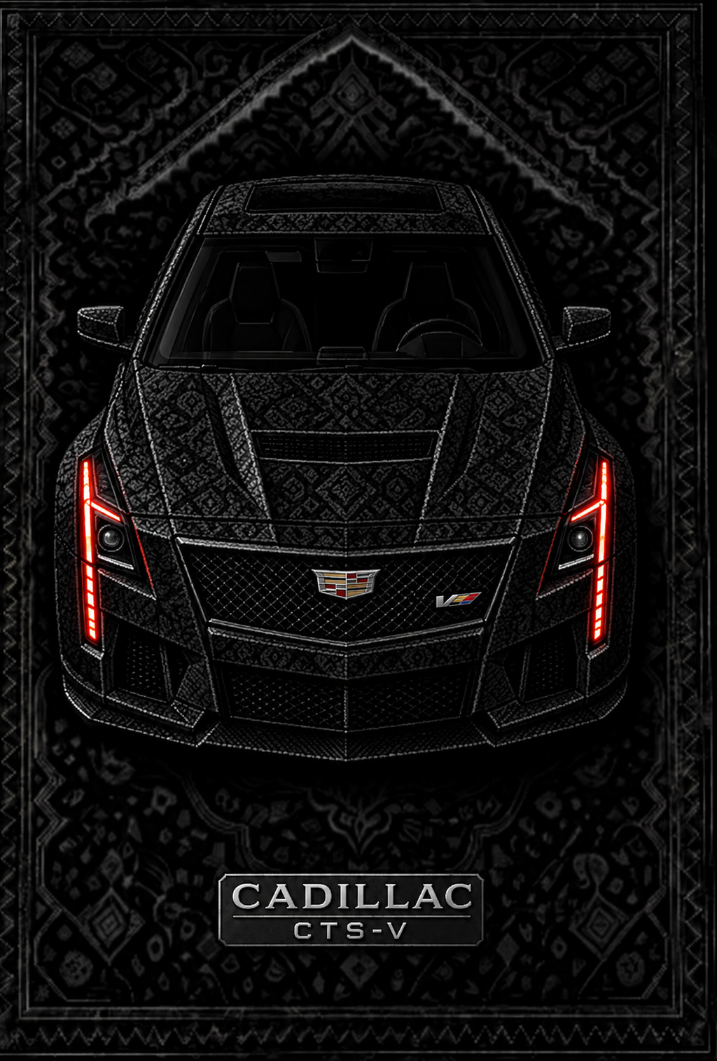 Cadillac CTS-V Premium Printed Rug