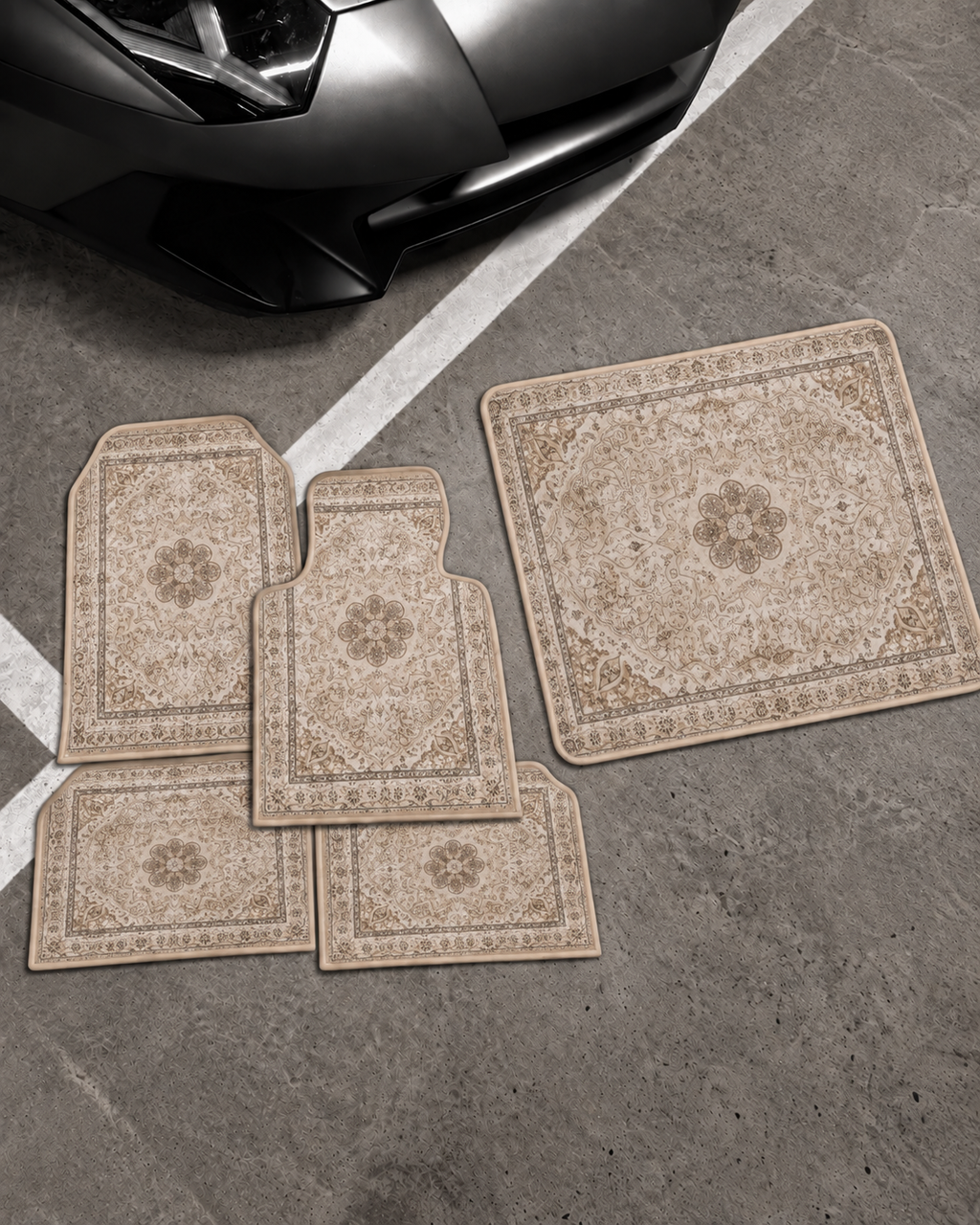 4 Dawasat + Trunk Mat