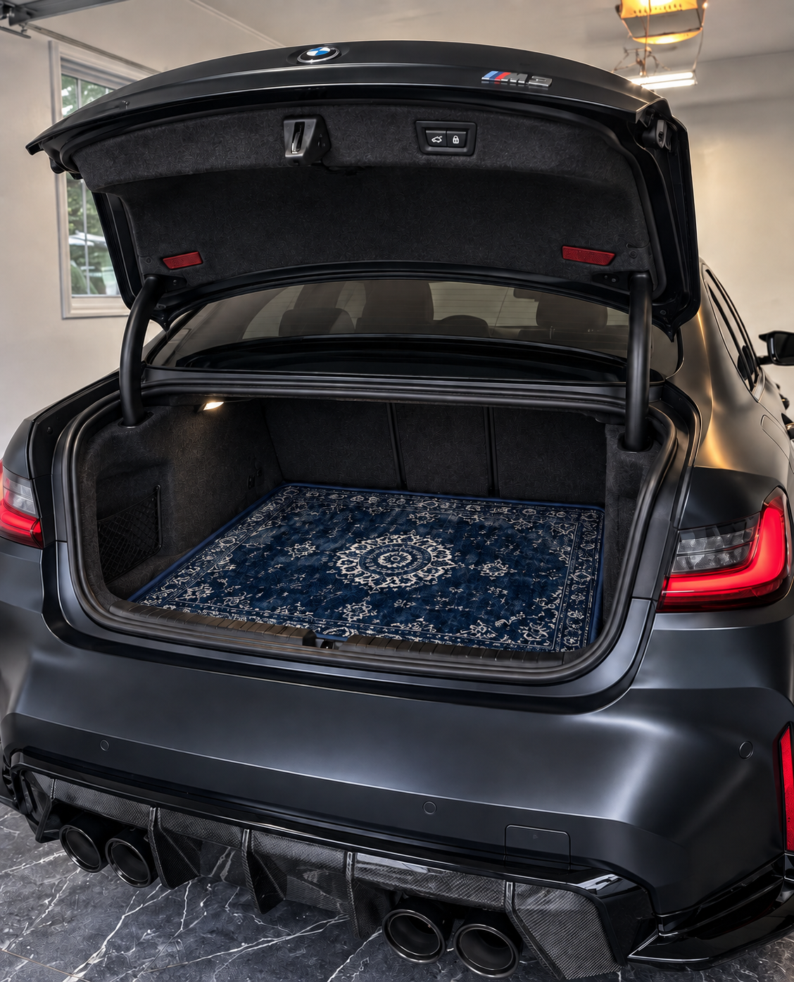 Trunk Mats-Blue