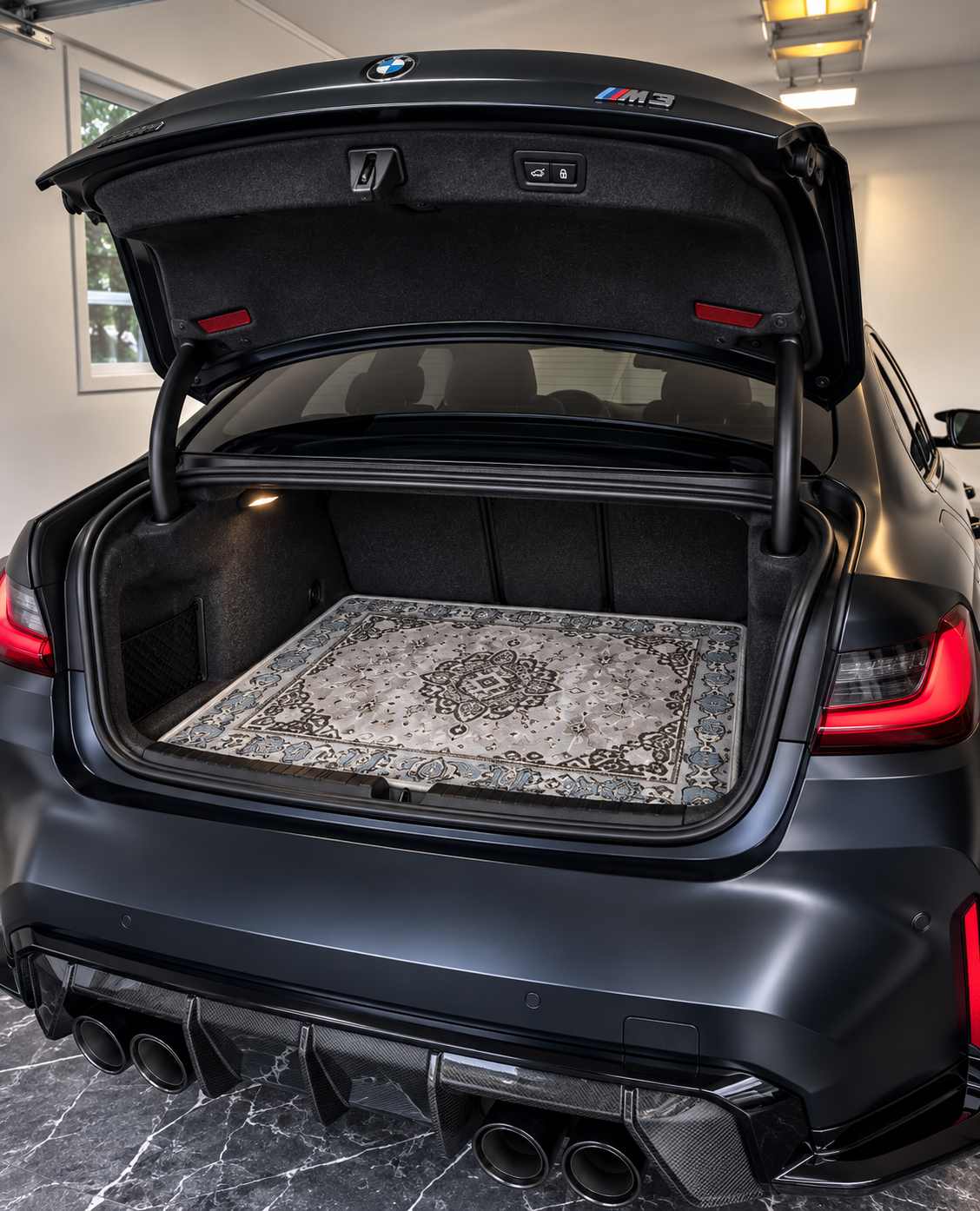 Trunk Mats-Gray