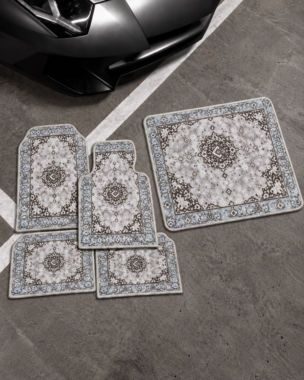 4 Dawasat + Trunk Mat