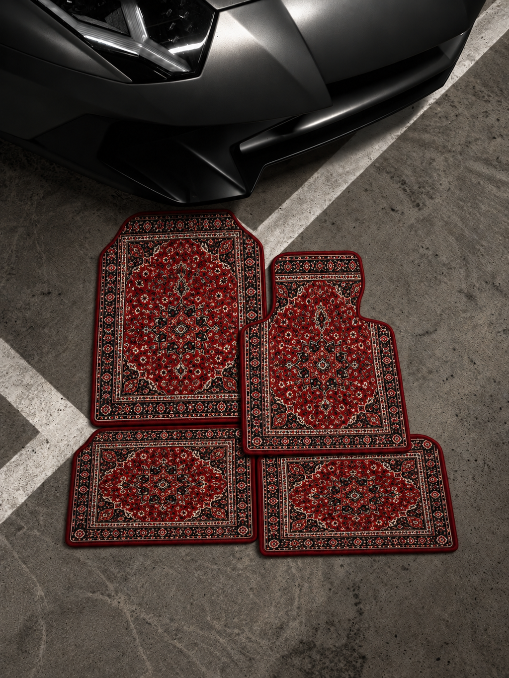 ARABIAN MATS-RED