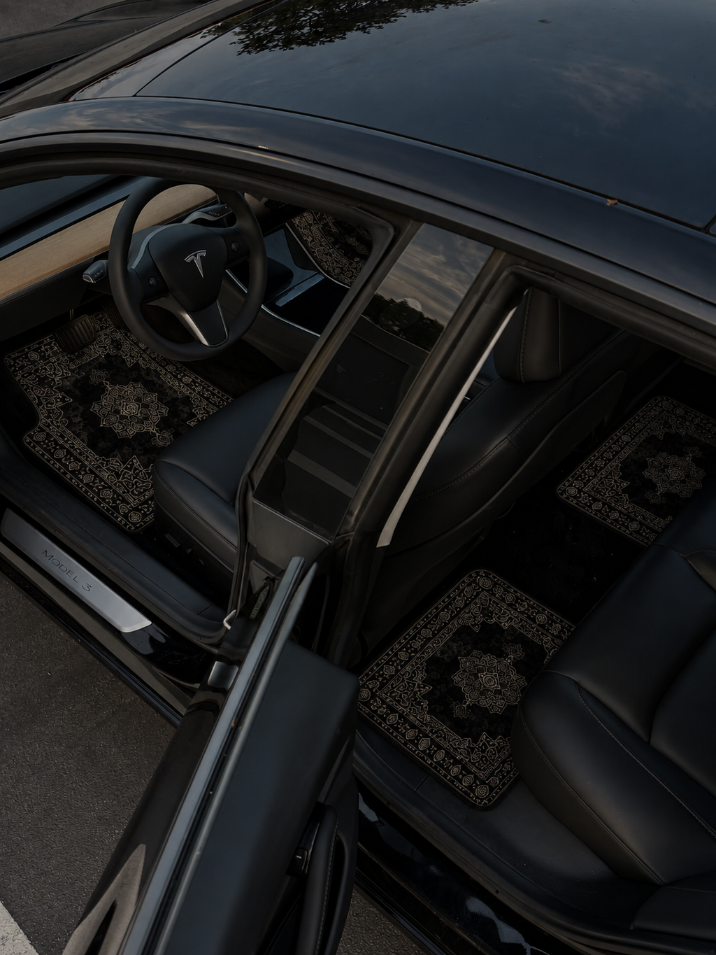 ARABIAN MATS-BLACK