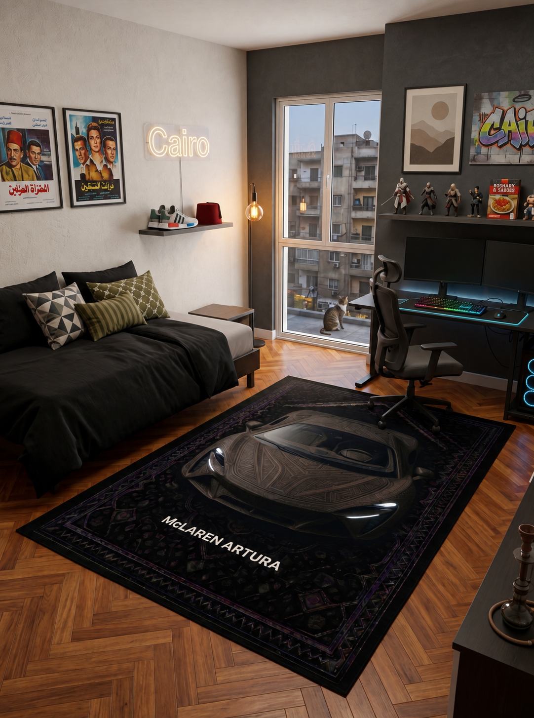 McLaren Artura Premium Printed Rug