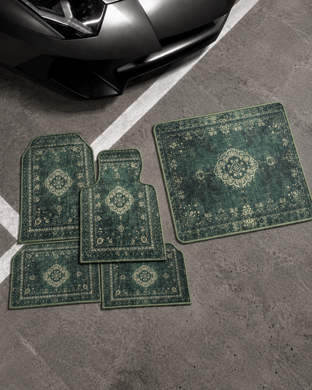 4 Dawasat + Trunk Mat