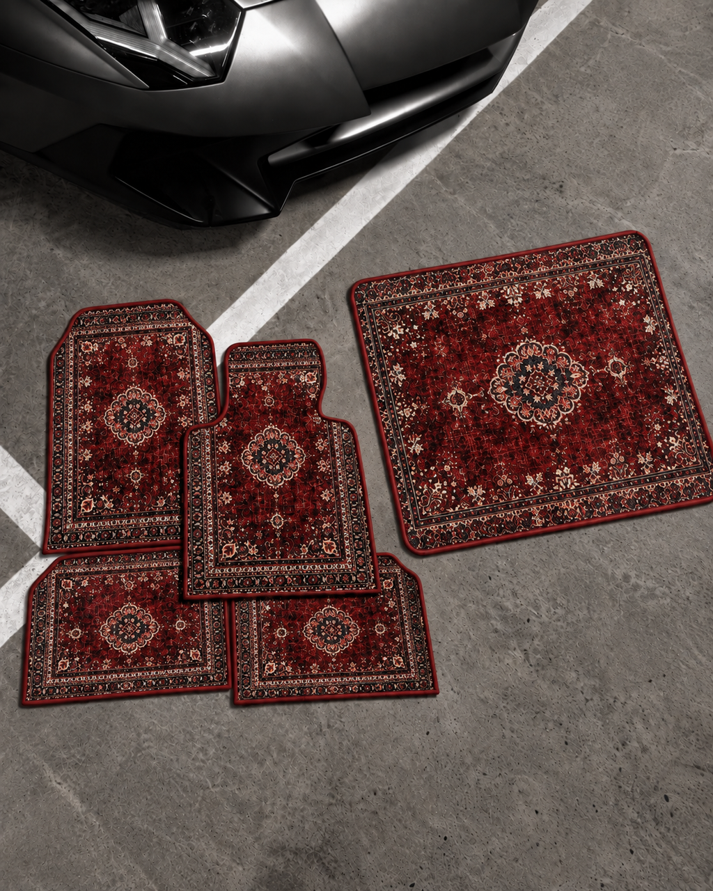 4 Dawasat + Trunk Mat