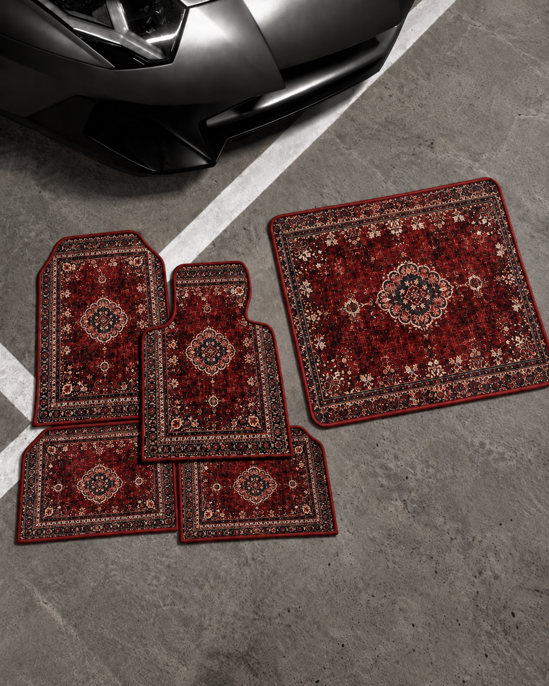 4 Dawasat + Trunk Mat