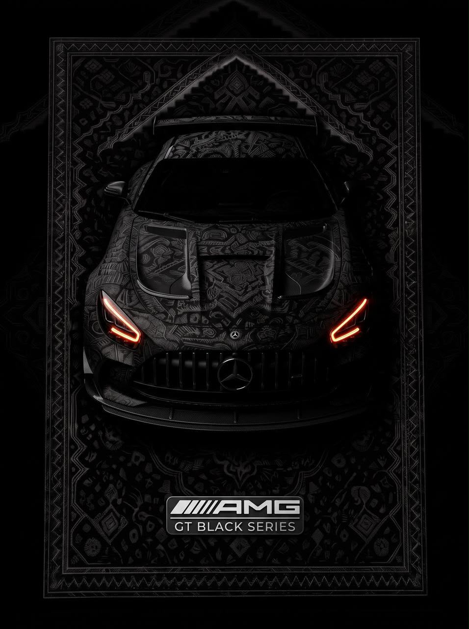 Mercedes AMG GT Black Series Premium Printed Rug