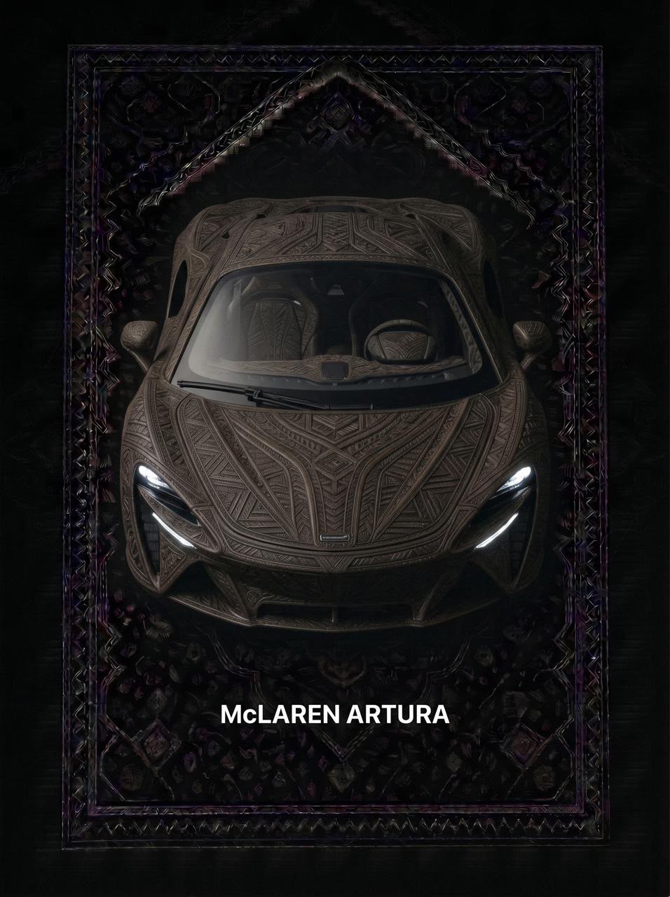 McLaren Artura Premium Printed Rug