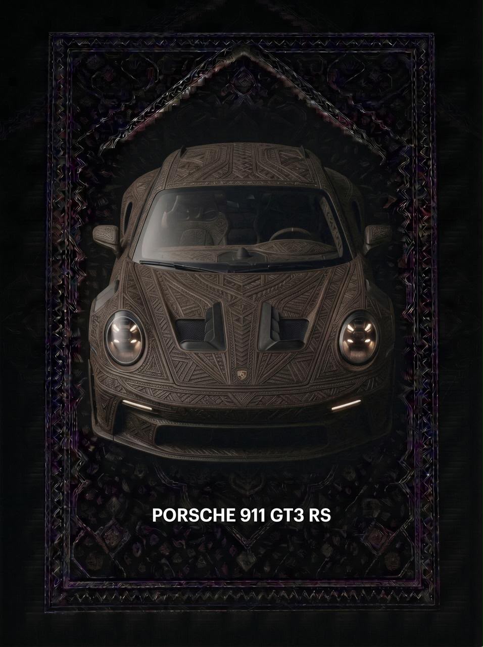 Porsche 911 GT3 RS Printed Rug