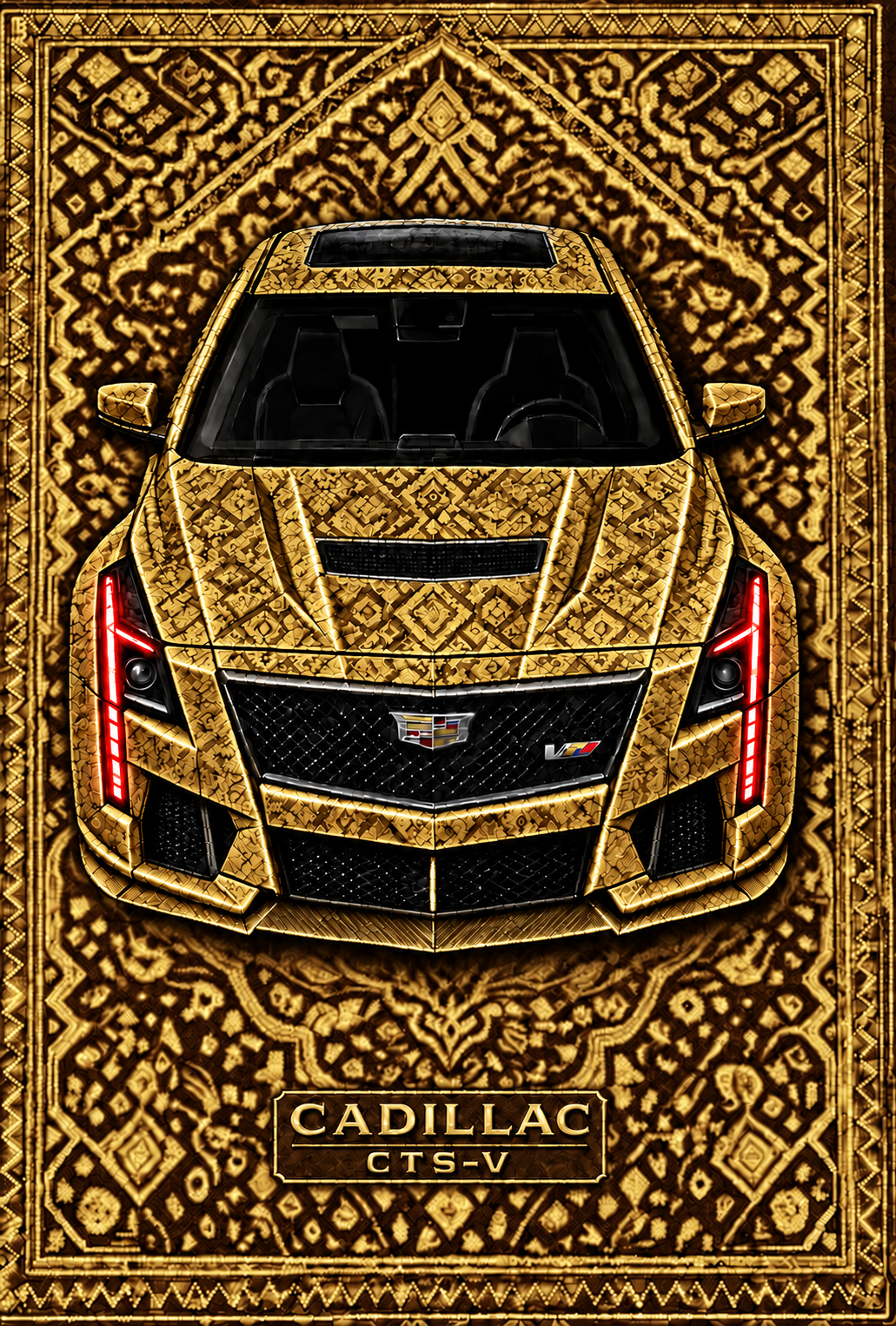 Cadillac CTS-V Premium Printed Rug