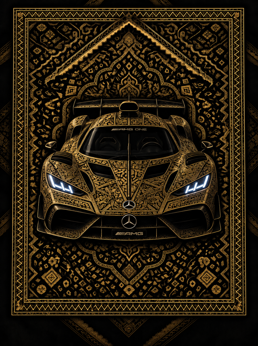 Mercedes AMG ONE Premium Printed Rug