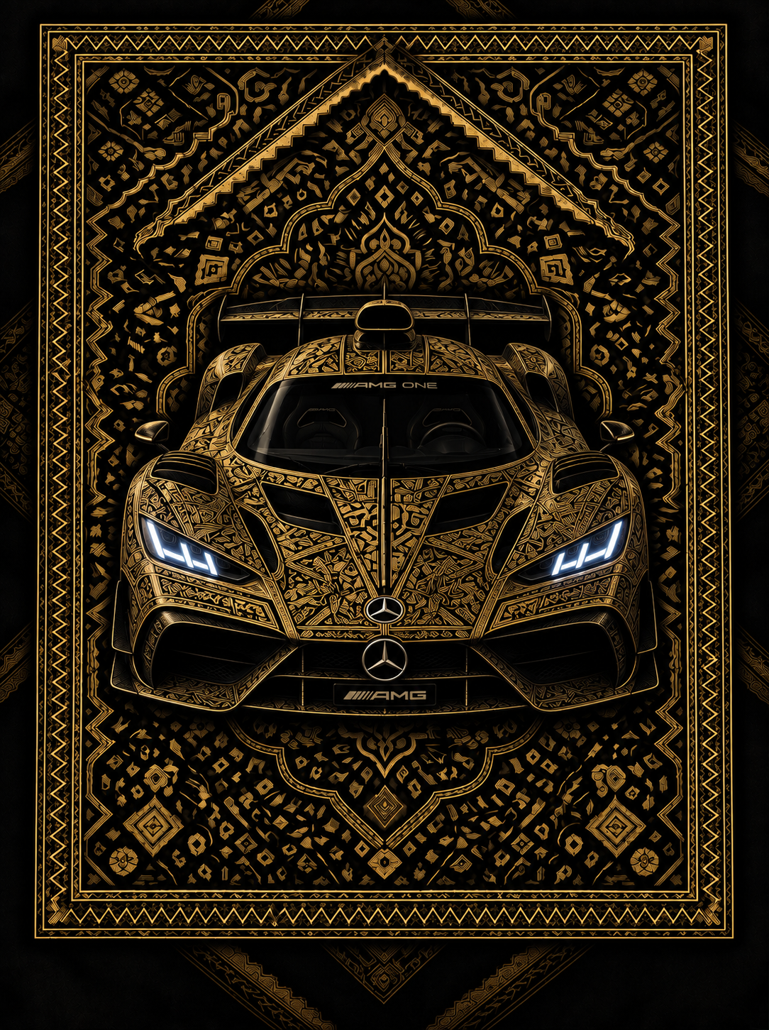 Mercedes AMG ONE Premium Printed Rug